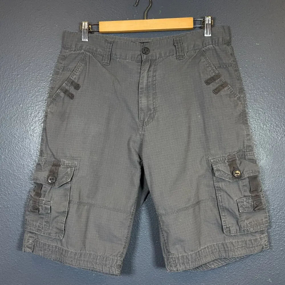 SouthPole 34 men’s grey cargo short vintage y2k outdoor